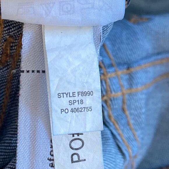 MADEWELL 9" Mid-Rise Skinny Jeans in Larkspur Wash Stretch Denim Size 24 - Picture 8 of 9